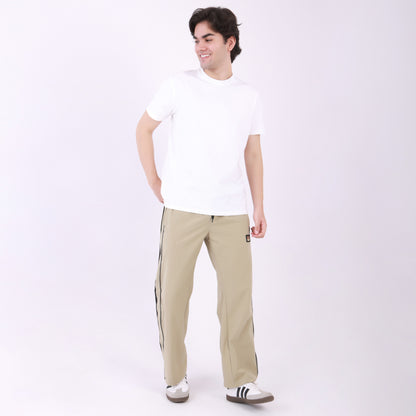 Lionies Men's Color block Track Lower Side  Design –  Beige & Black
