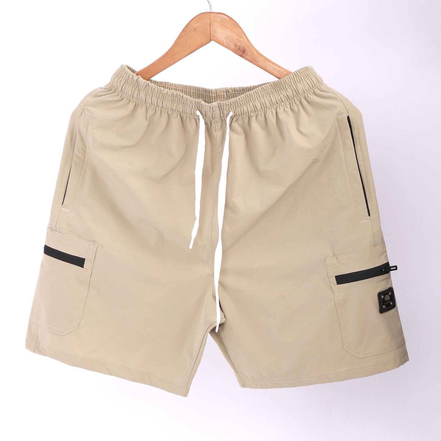 Lionies  Men's Utility Cargo Shorts – Beige