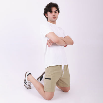 Lionies  Men's Utility Cargo Shorts – Beige