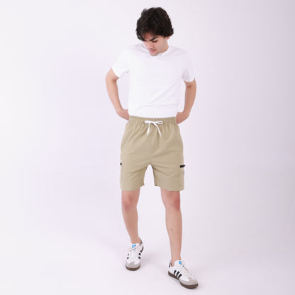 Lionies  Men's Utility Cargo Shorts – Beige