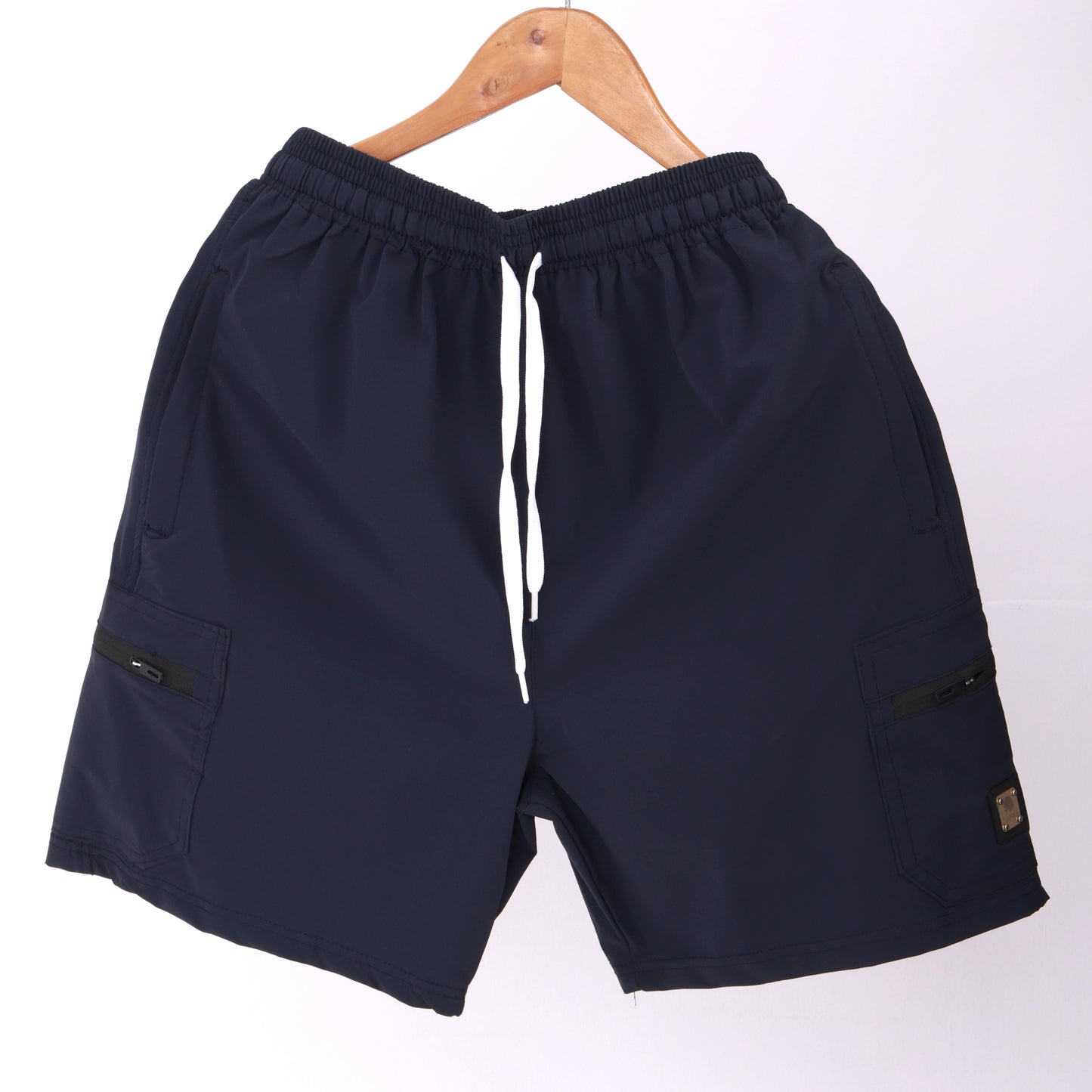 Lionies Men's Utility Cargo Shorts –Black