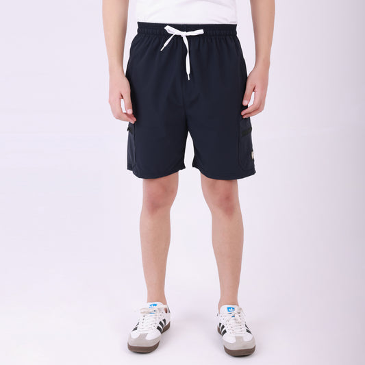Lionies Men's Utility Cargo Shorts –Black