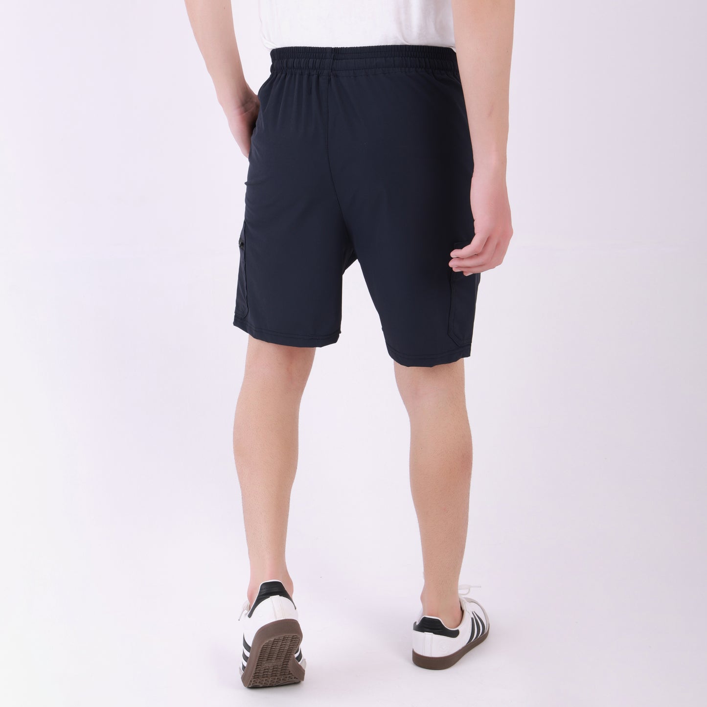 Lionies Men's Utility Cargo Shorts –Black