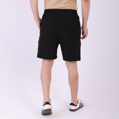 Lionies  Men's Utility Cargo Shorts – Black