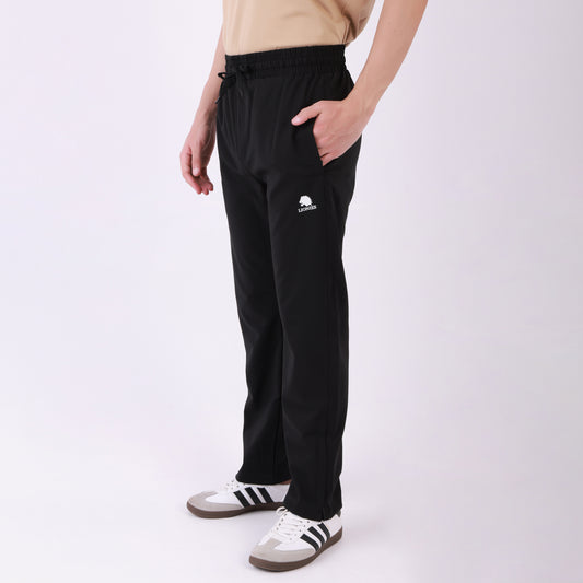 Lionies Logo Zipper Joggers – Black Edition