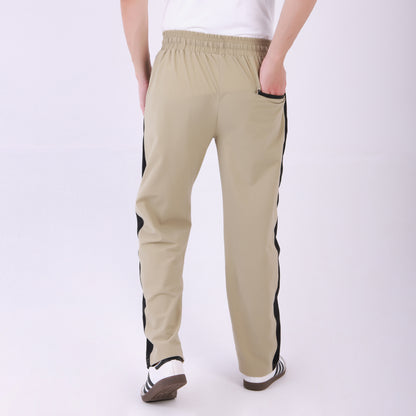 Lionies Beige-Black Block Joggers – Urban Flex Fit