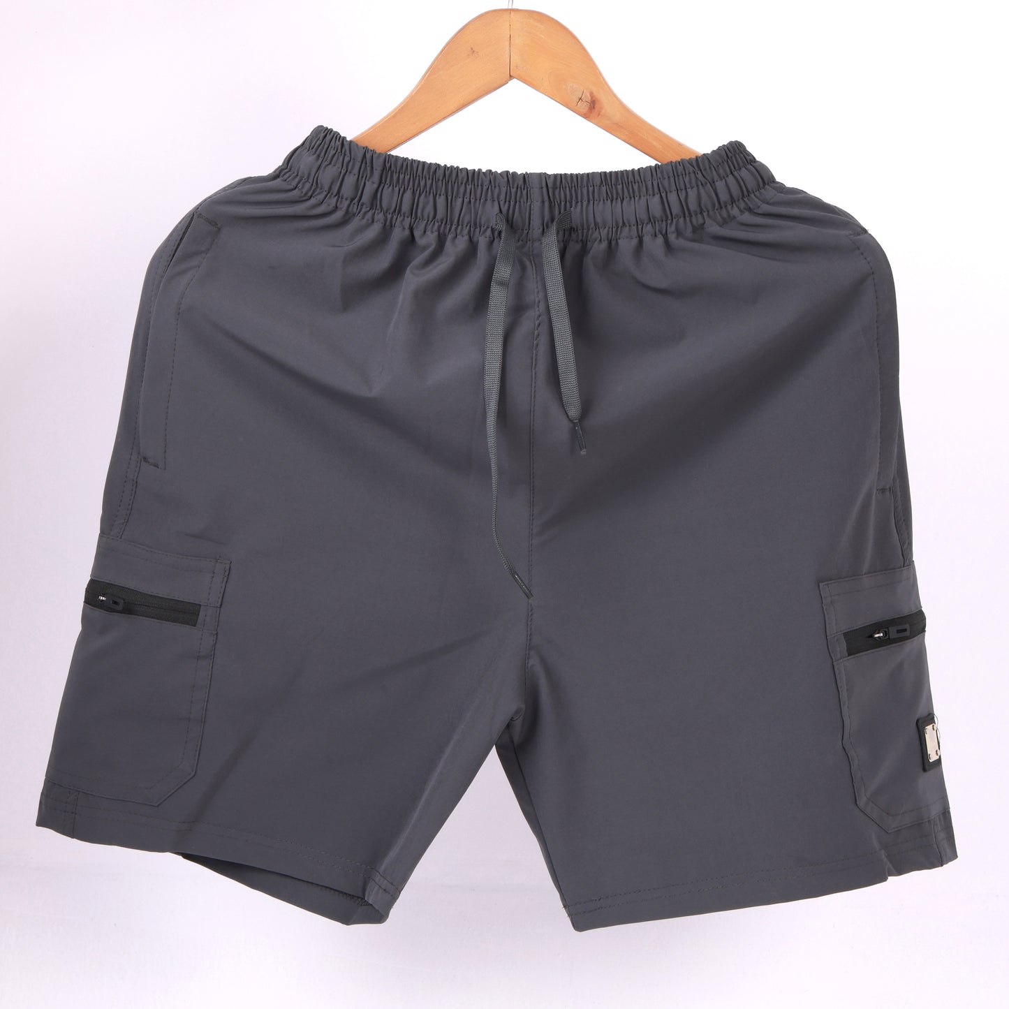 Lionies Men's Classic Grey Cotton Shorts