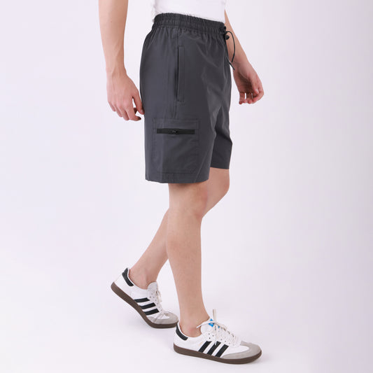 Lionies Men's Classic Grey Cotton Shorts
