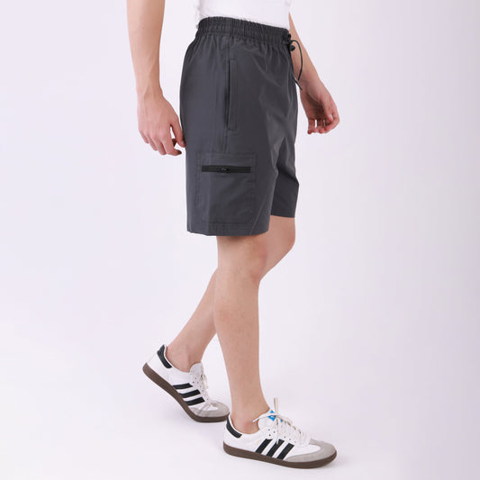 Lionies Men's Classic Grey Cotton Shorts