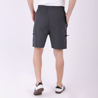 Lionies Men's Classic Grey Cotton Shorts