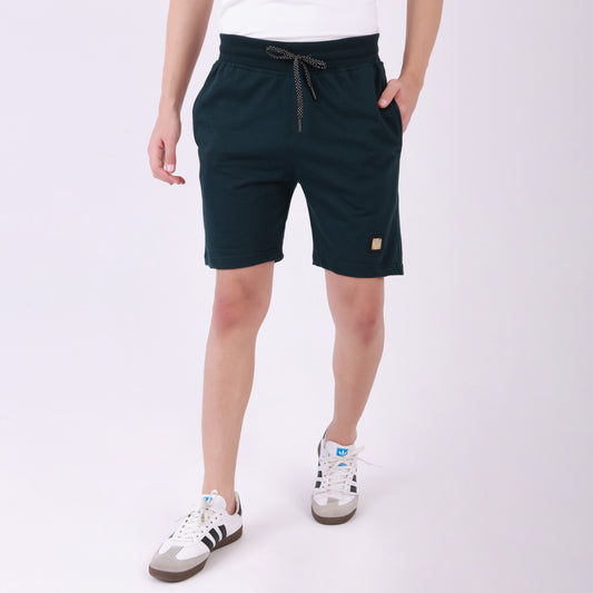 Lionies Essential Royal Blue Cotton Shorts for Men
