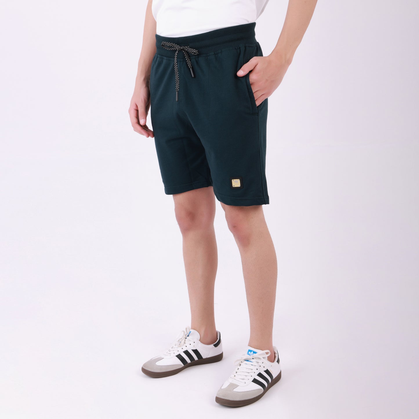 Lionies Essential Royal Blue Cotton Shorts for Men