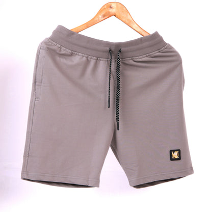 Lionies Essential Light Grey Cotton Shorts for Men