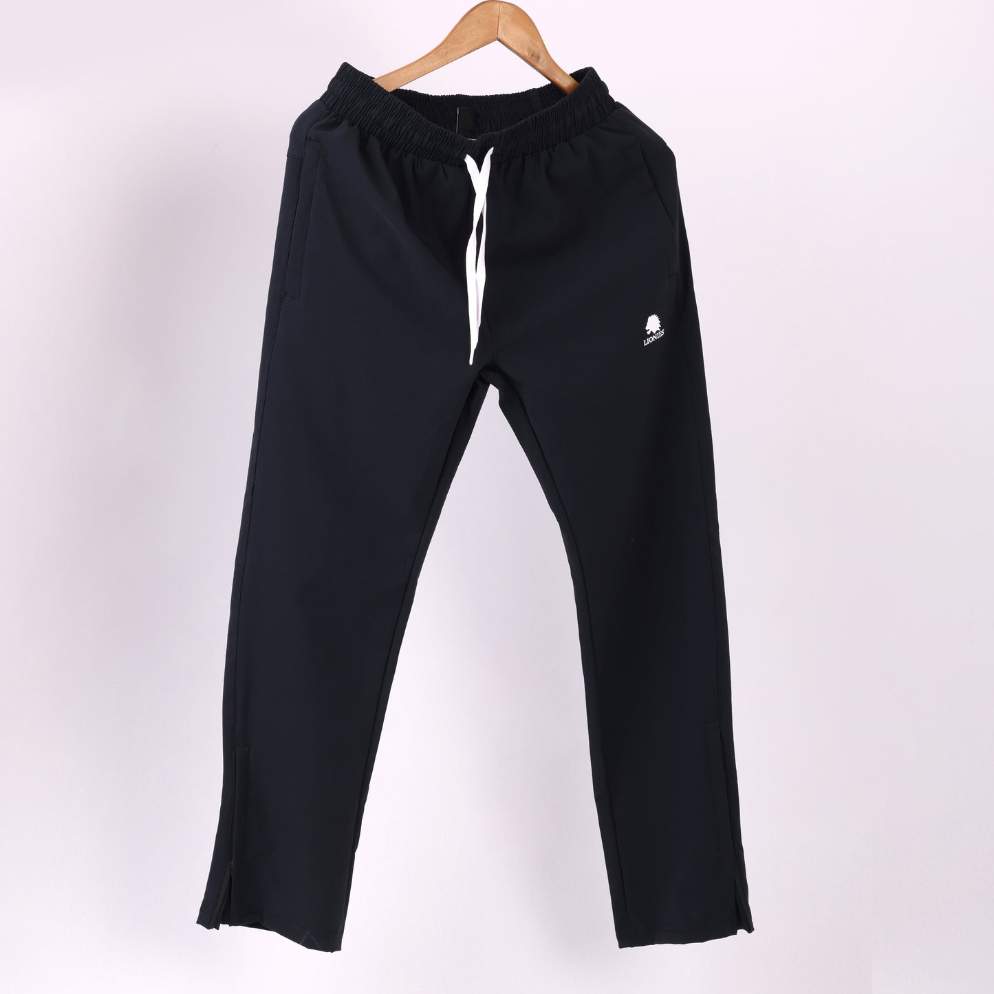 Lionies Logo Zipper Joggers –Blue Edition