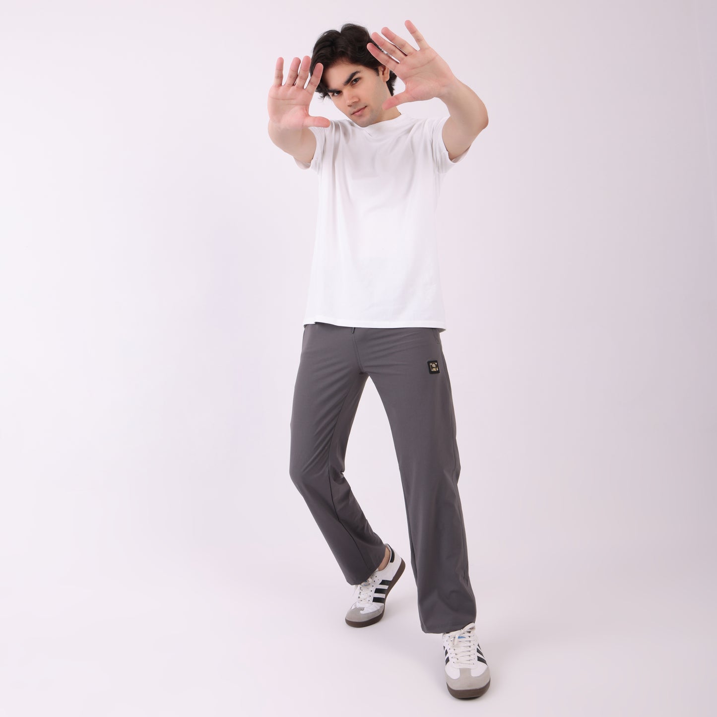 Lionies Classic Dark Grey Joggers – Minimal & Sleek