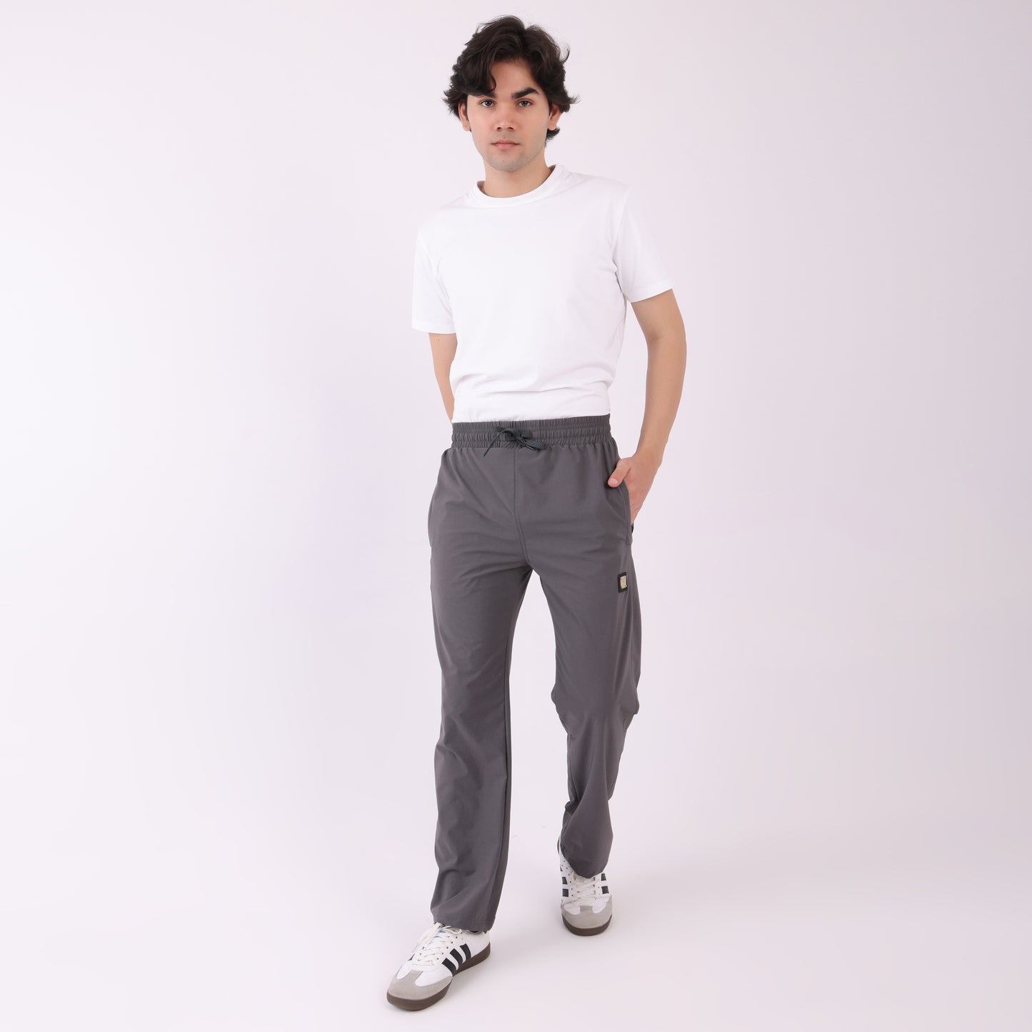 Lionies Classic Dark Grey Joggers – Minimal & Sleek