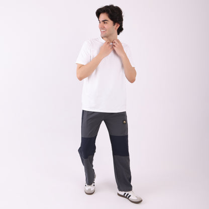 Lionies Grey- Blue  Block Joggers – Urban Flex Fit