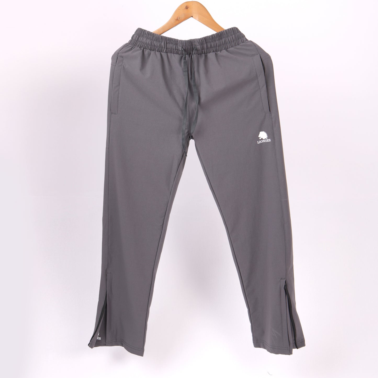 Lionies Classic Grey Joggers – Minimal & Sleek