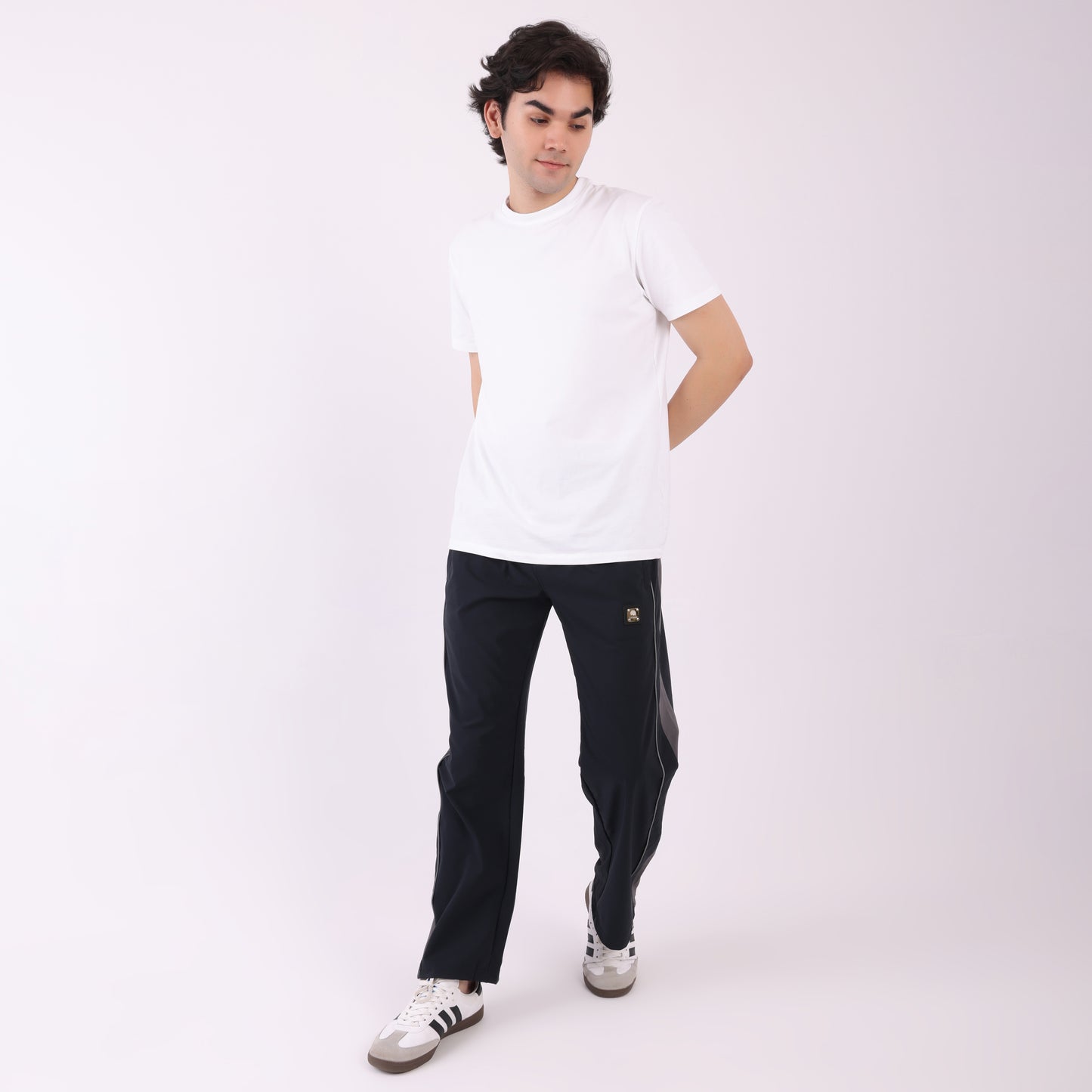 Lionies Contrast Stripe Joggers – Midnight Edition