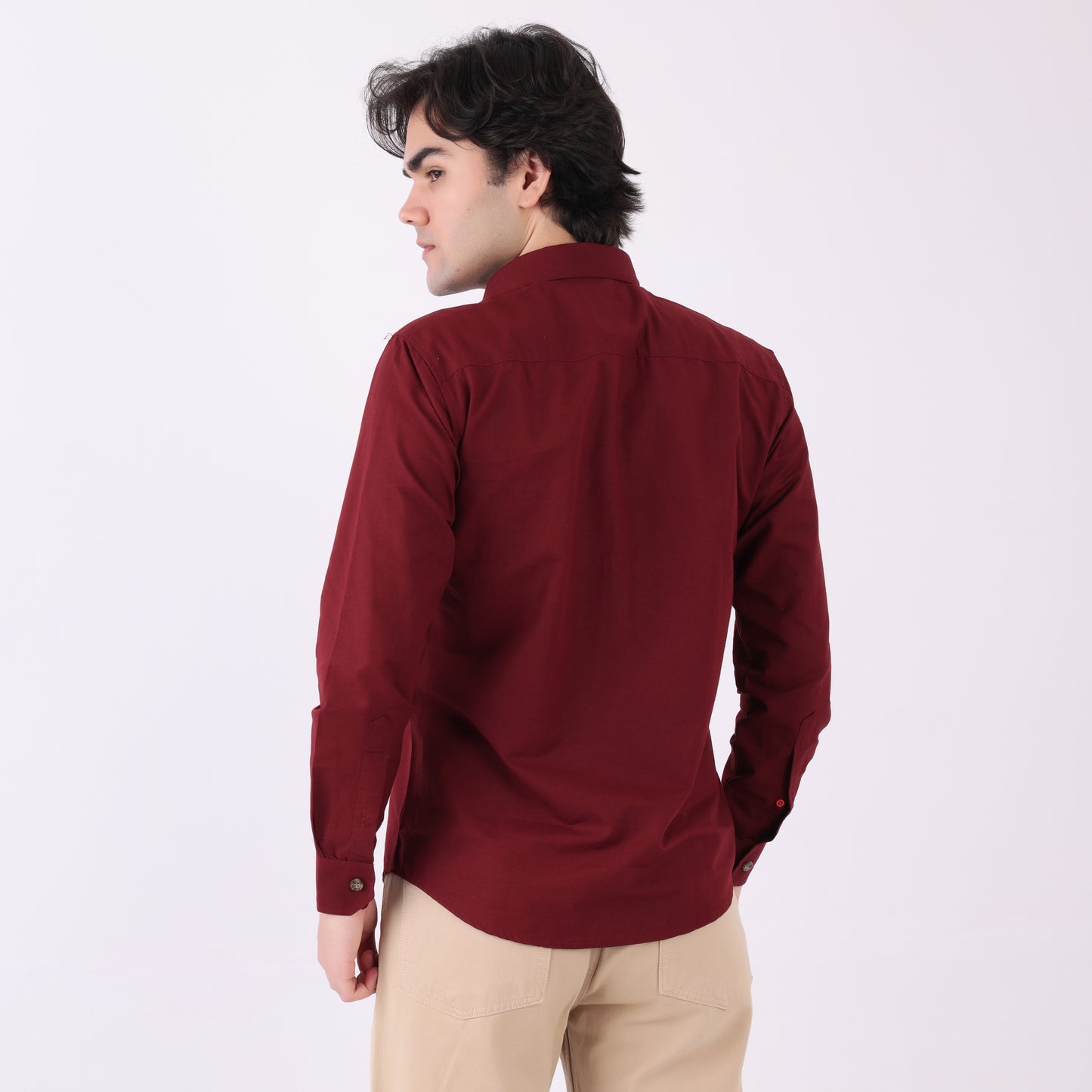 Lionies Dual Stripe Shirt – Maroon  & White  Classic