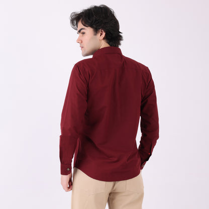 Lionies Dual Stripe Shirt – Maroon  & White  Classic