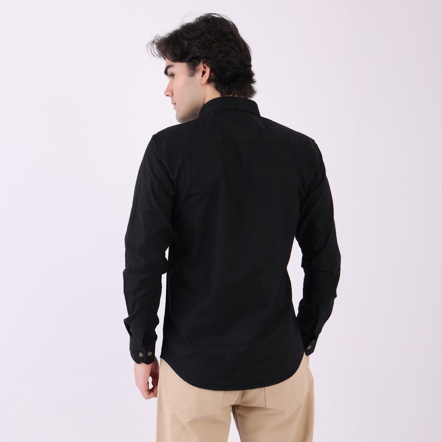 Lionies Dual Pocket Panel Shirt – Black & White Statement