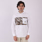 Lionies Urban Patch Panel Shirt – White Camo Edition