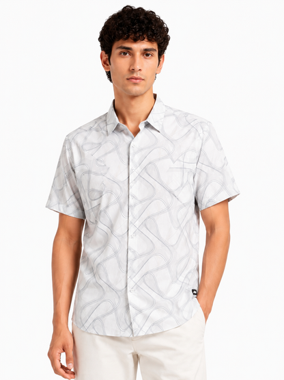 Lionies Casual Slim Fit Printed Summer Shirt for Men