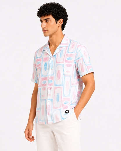 Lionies Elegant Abstract Design Casual Shirt for Men