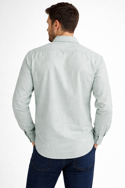 Premium Men’s Solid Sky Blue Shirt