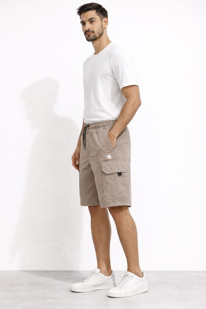 Men’s Relaxed Fit Cargo Shorts with Side Flap Pockets