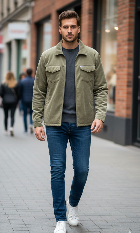 Lionies Men’s Premium Casual Jacket Stylish Streetwear Layering Outerwear for men