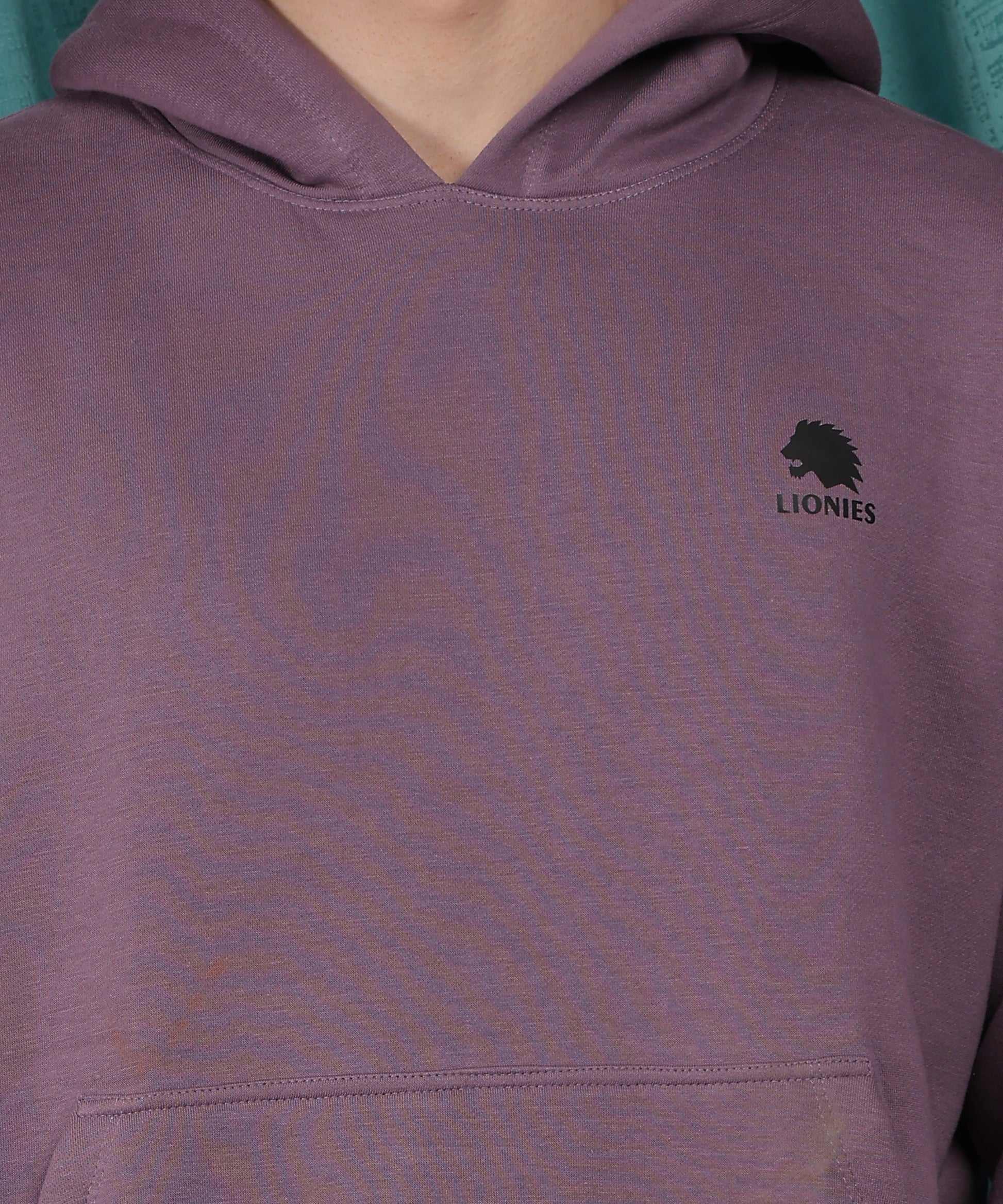 Lionies Premium Cotton Fleece Moov Hoodie for Men - 400 GSM