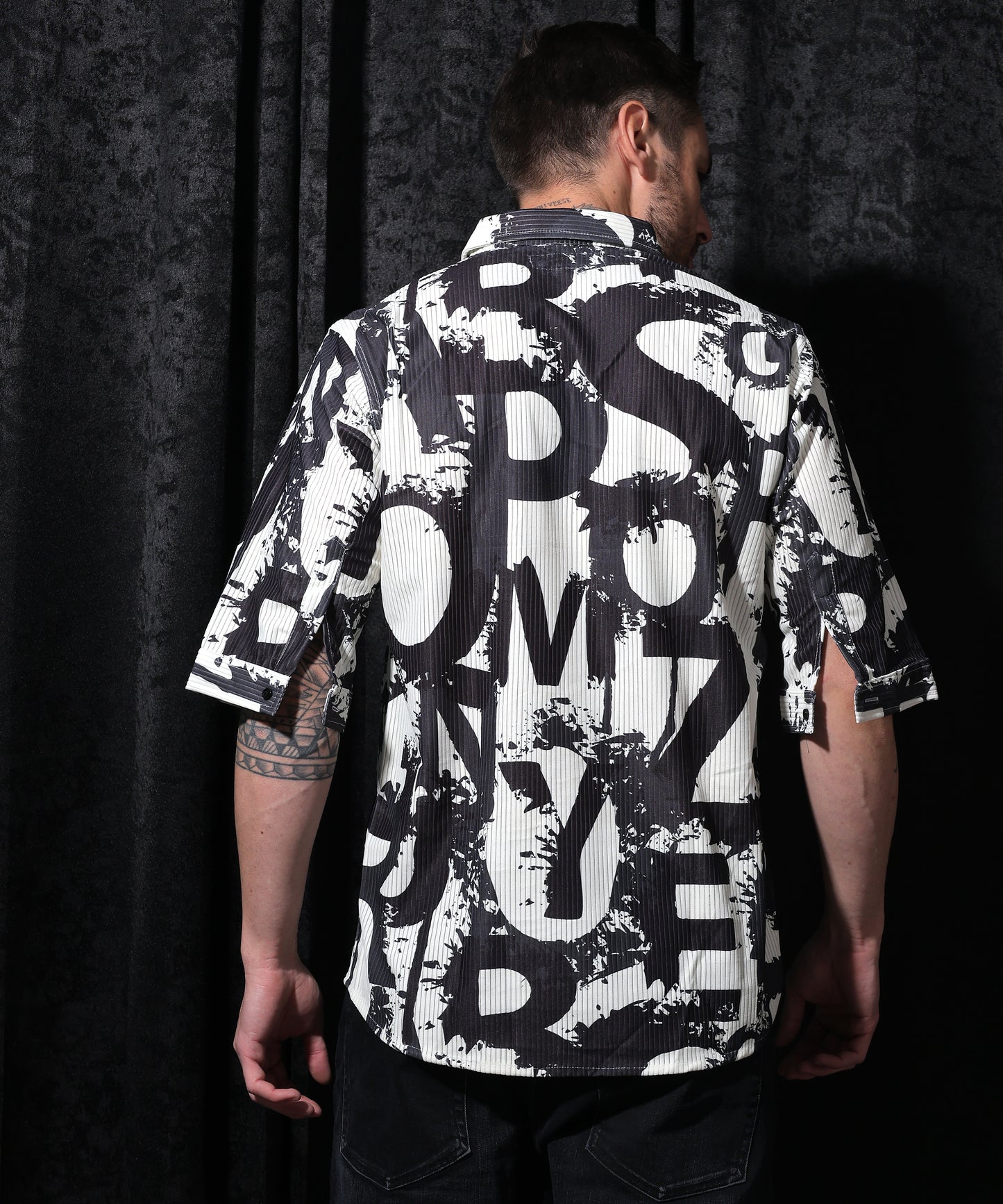  Lionies Digital Print Half Sleeve Shirt. Crafted from high-quality cotton fabric, this shirt offers a perfect blend of elegance and breathability, making it ideal for both casual outings and semi-formal occasions.