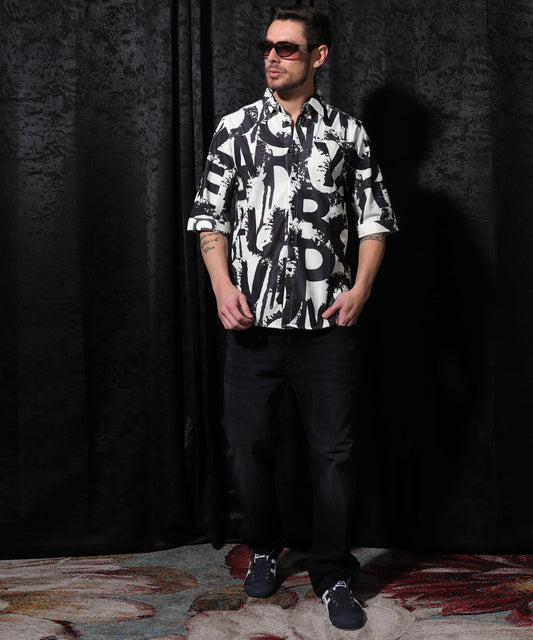 🎁 Lionies Digital Print Half Sleeve Shirt (100% off)