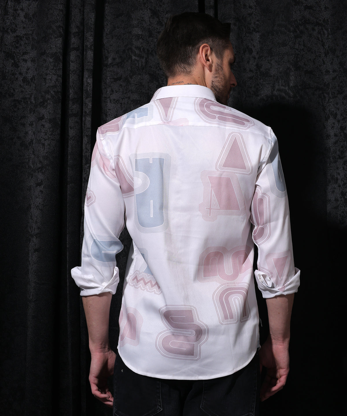 Men's Lionies Spectrum Bloom Full Sleeve Shirt – Stylish floral print, premium cotton fabric, perfect for formal and casual wear